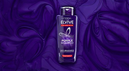 L'Oréal Paris Péče o vlasy Elseve Purple šampon In Texturebackpng