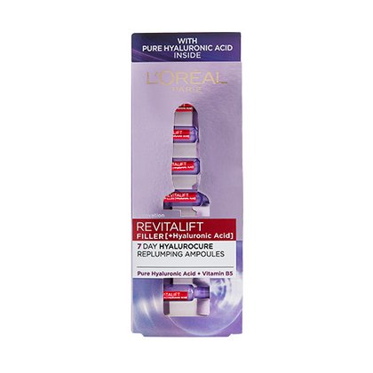 L'Oréal Paris PÉČE O PLEŤ Revitalift Filler sérum v ampulích Packshot Box Front